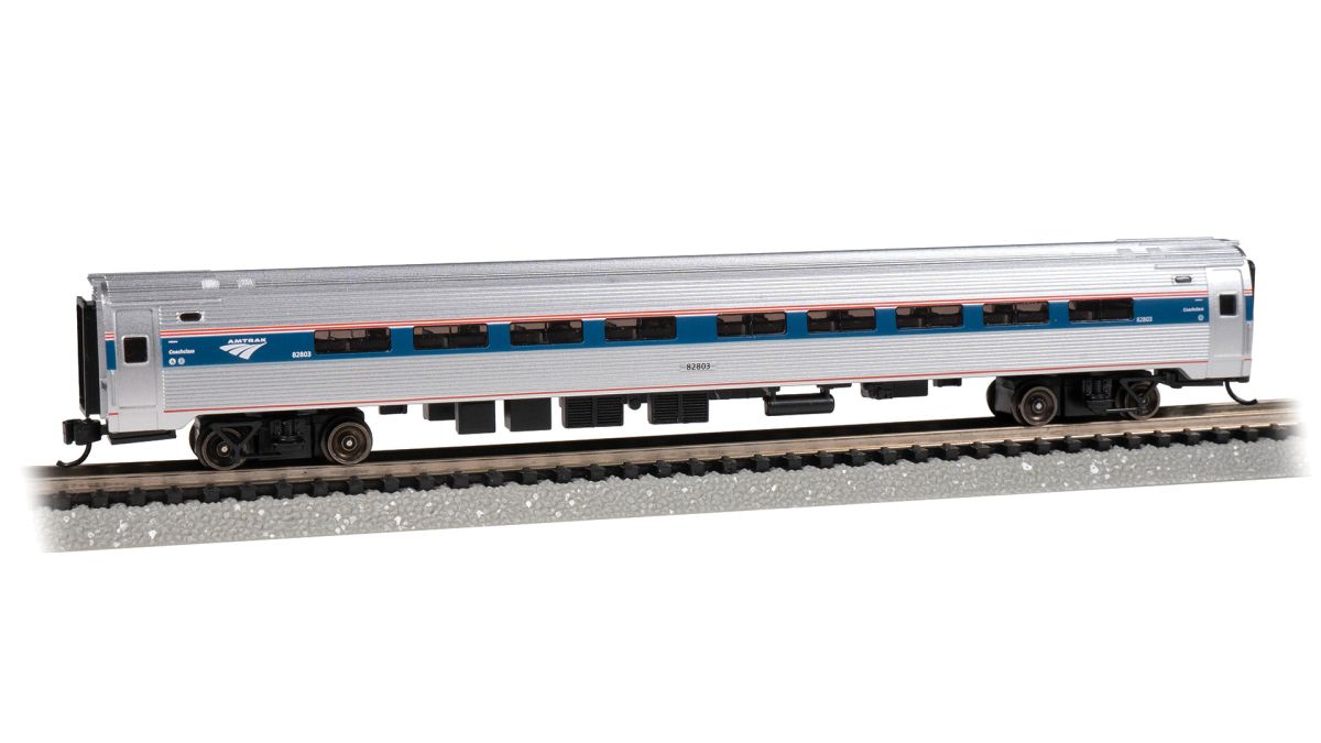 Bachmann 14171 N Amtrak Amfleet I Phase VI Lighted Coach Class Car #82803