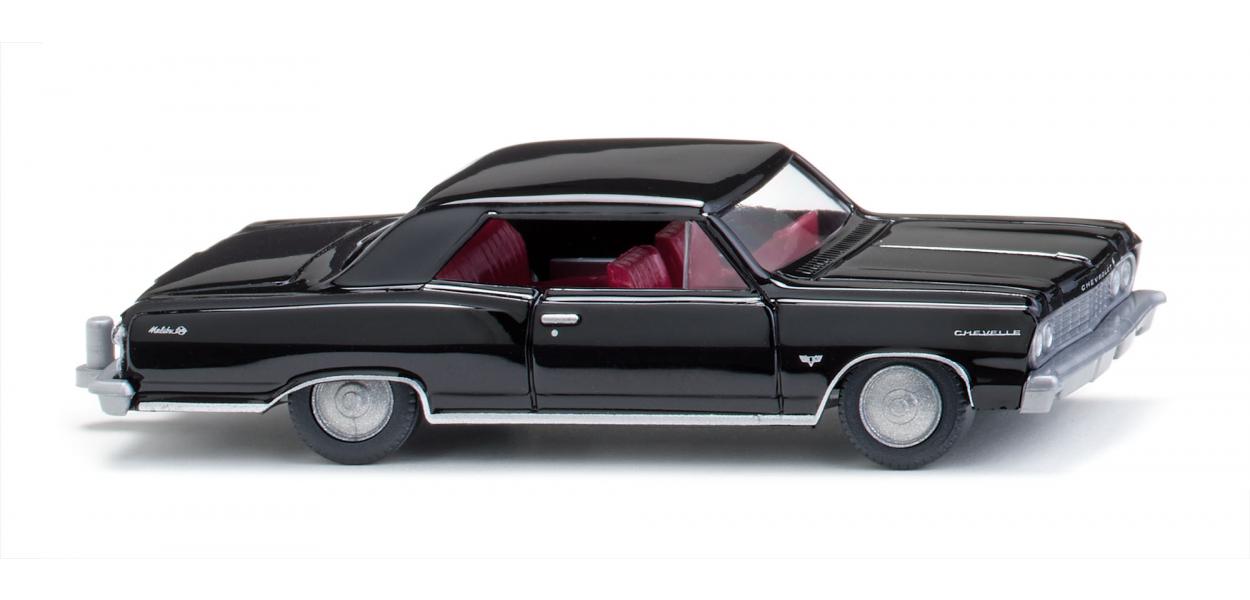 Wiking 022004 HO Chevrolet Malibu Black Car