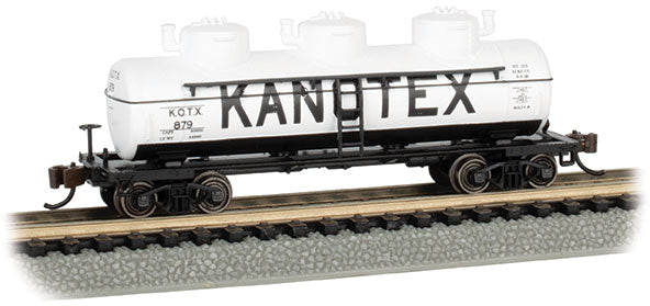 Bachmann 17157 N Kanotex 3-Dome Tank Car #879