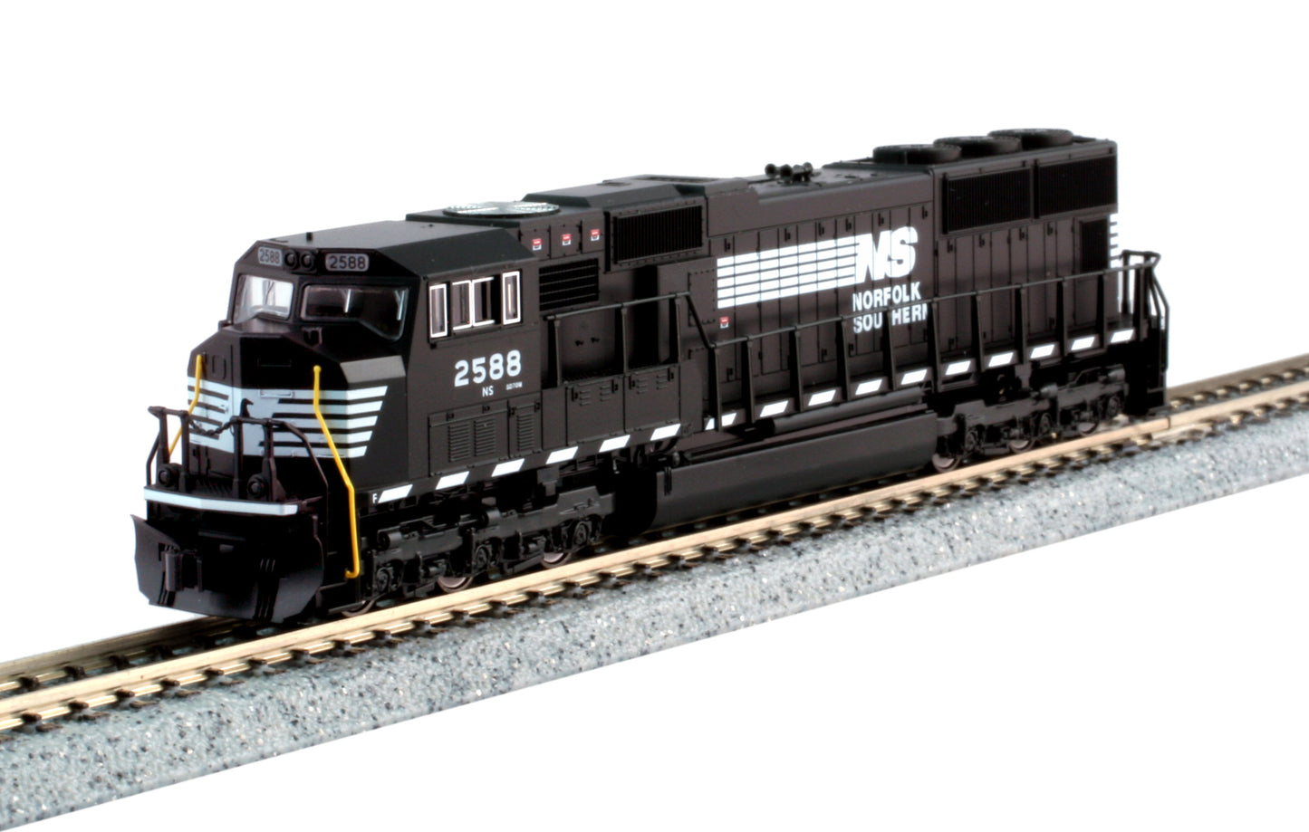 Kato 176-7606 N Norfolk Southern Flat Radiator EMD SD70M Diesel Locomotive #2588