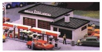 Heljan 1776 HO Modern Gas Station Kit