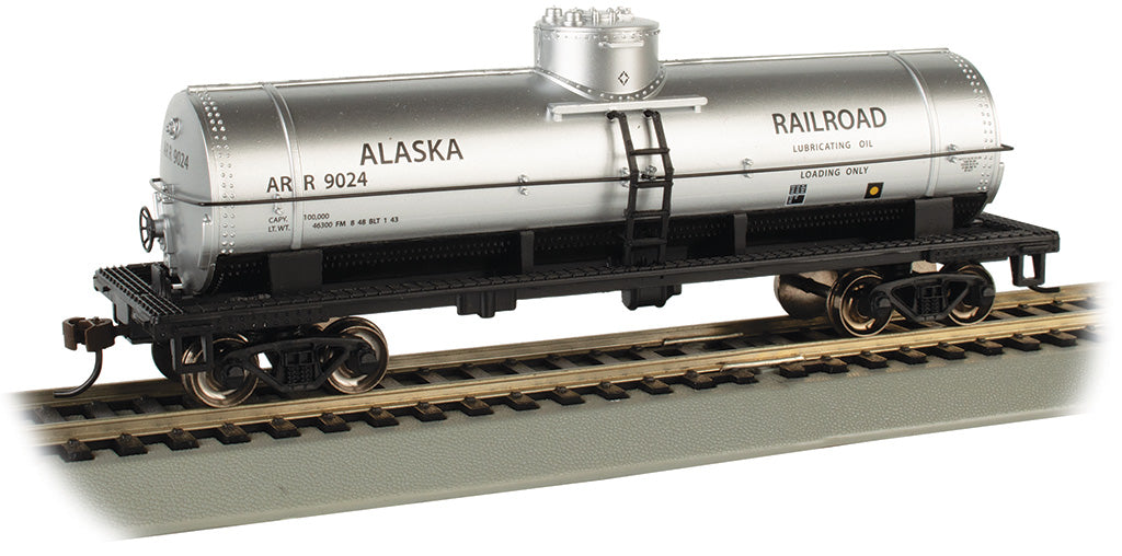 Bachmann 17807 HO Alaska Railroad 40' Single-Dome Tank Car #9024