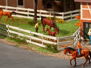 Faller 180416 HO Paddock Fence White