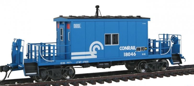 Bluford Shops 18046 HO Conrail Steel Transfer Caboose w/Short Roof.