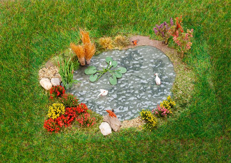 Faller 181278 HO Pleasure Garden with Pond