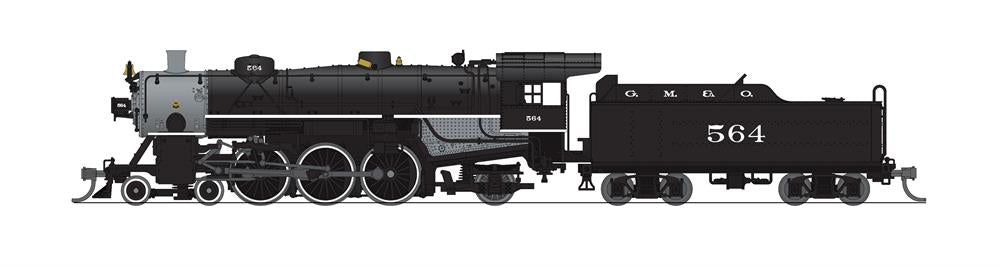 Broadway Limited 6245 N Gulf Mobile & Ohio Light 4-6-2 Steam DCC/Sound #564