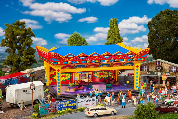 Faller 190074 HO Promotional Set Village Funfair Kit