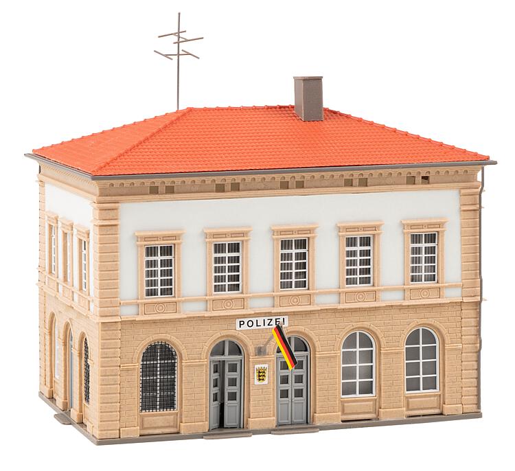 Faller 191754 HO Central Police Station Building Kit