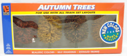 Life Like 1922 All Scales 3" Autumn Trees (Pack of 4)