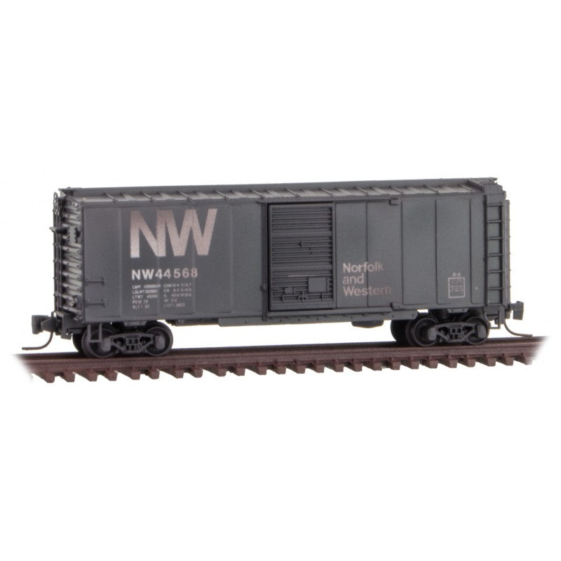 Micro-Trains 50044066 Z Norfolk & Western 40' Standard Weathered Boxcar