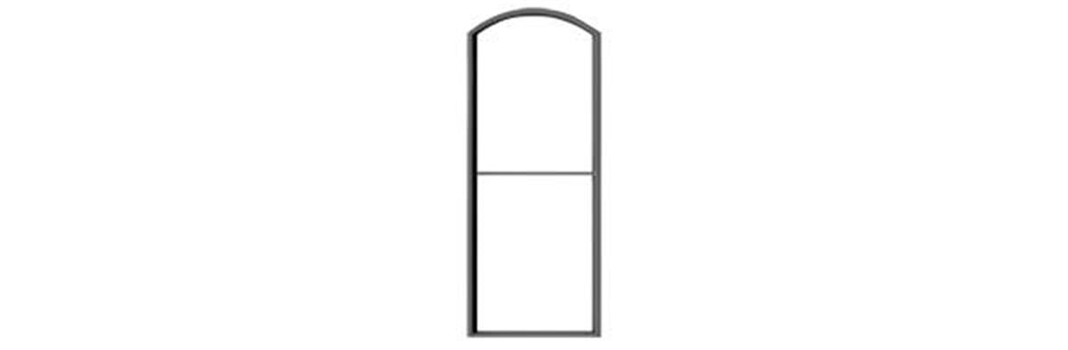 Tichy 2086 O 1/1 Arch Top Masonry Window (Pack of 6)