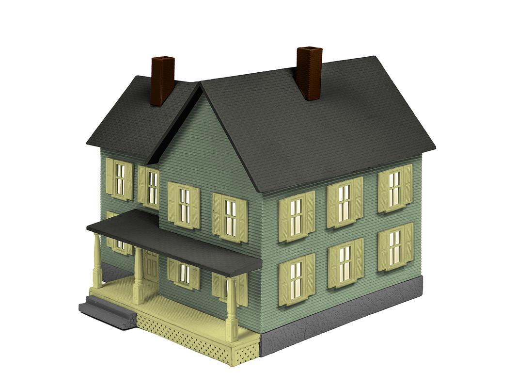 Lionel 1967160 HO Scale Sutton House Model Unpainted Plastic Kit
