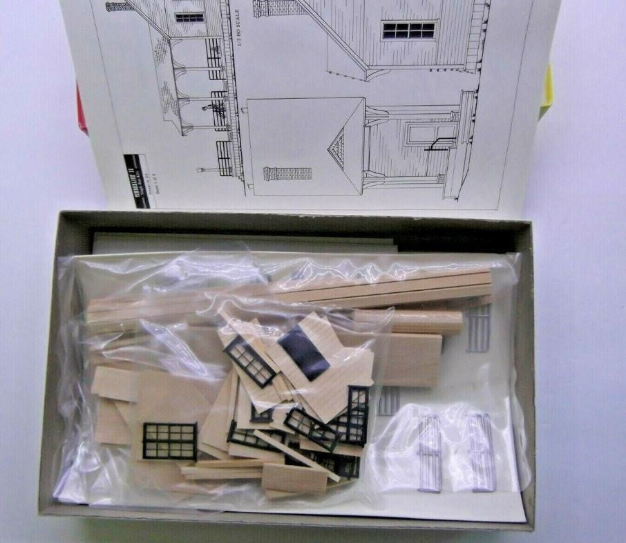 Timberline II 1005-1995 HO Franklin JCT. Building Wood Kit