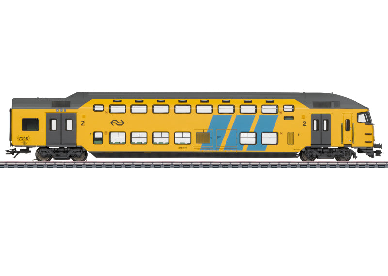 Marklin 43579 HO Dutch State Railways type DDM2/3-Bvk Bi-level Cab Control Car