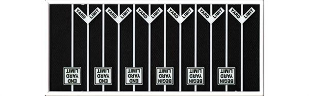 Tichy 8330 HO Yard Limit Signs (Pack of 12)