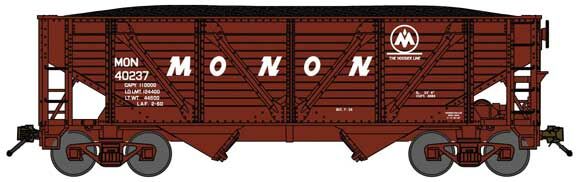 Bluford Shops 63178 N Monon 2-Bay War Emergency Composite Hopper #40210