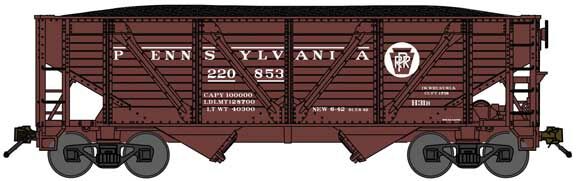Bluford Shops 63227 N Pennsylvania 2-Bay War Emergency Composite Hopper #220982