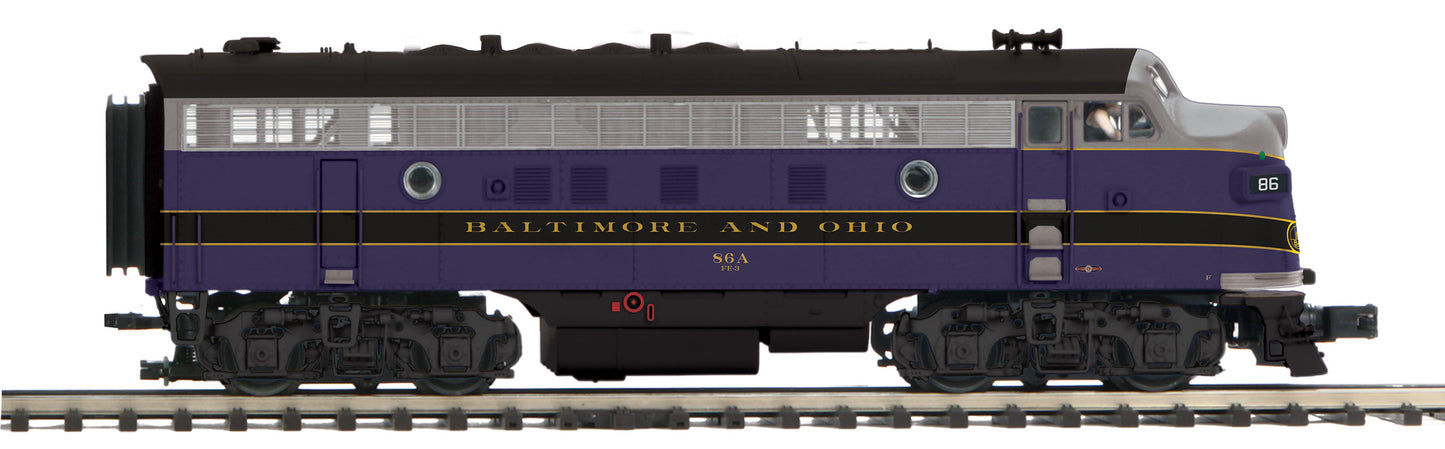MTH 20-21583-4 O B&O Premier F-3 A Unit Non-Powered Diesel Locomotive #86A