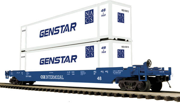 MTH 20-95095 O CSX Husky Stack Car #782055