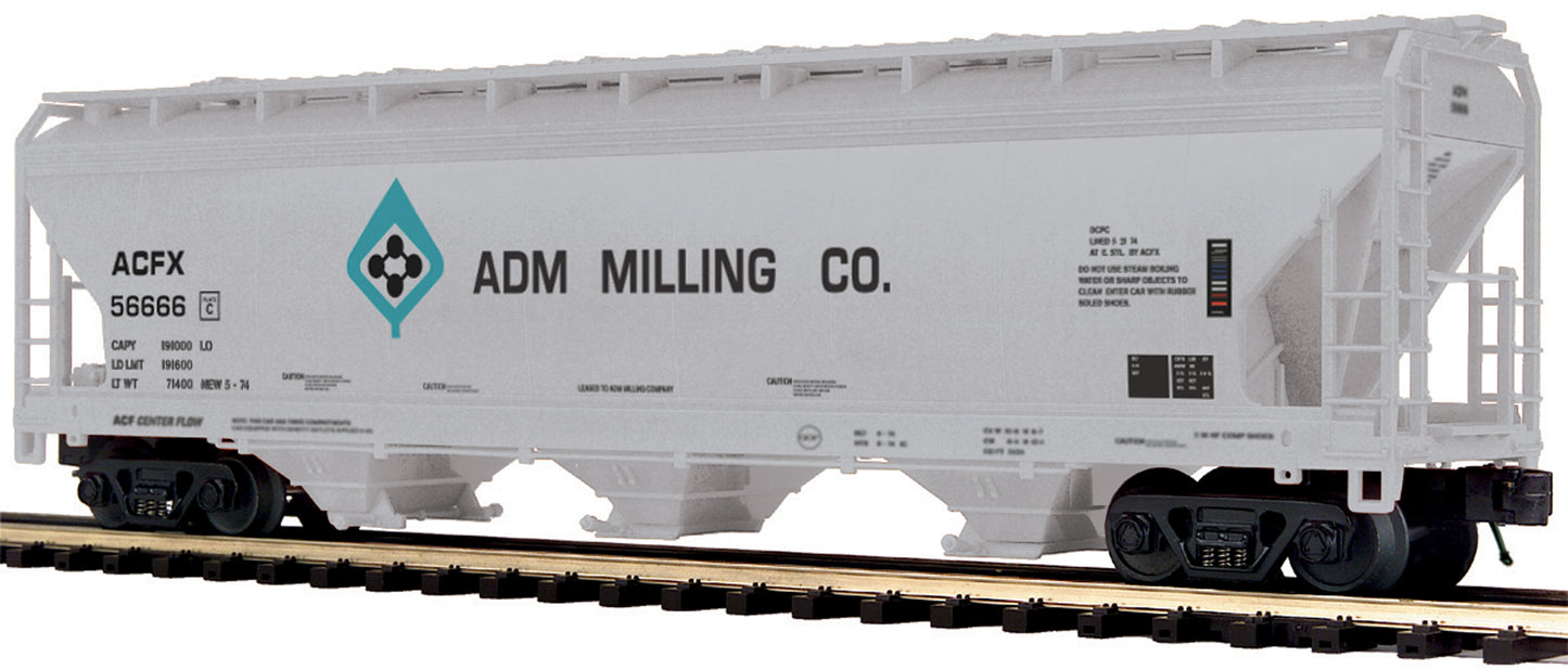 MTH 20-97957 O ACFX ADM Milling Co. 2-Bay Centerflow Hopper #56666