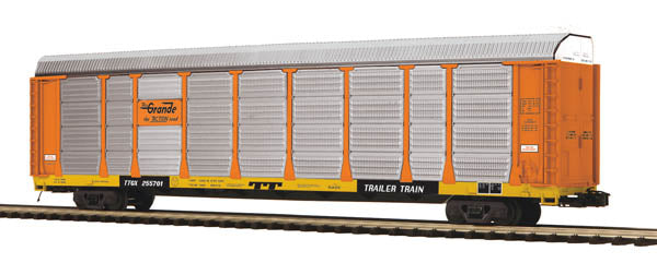 MTH 20-98737 O Gauge D&RG Corrugated Auto Carrier
