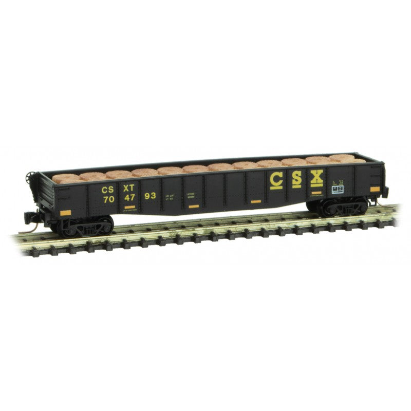 Micro-Trains 52200242 Z CSX 50' Gondola with Fishbelly Side #704793