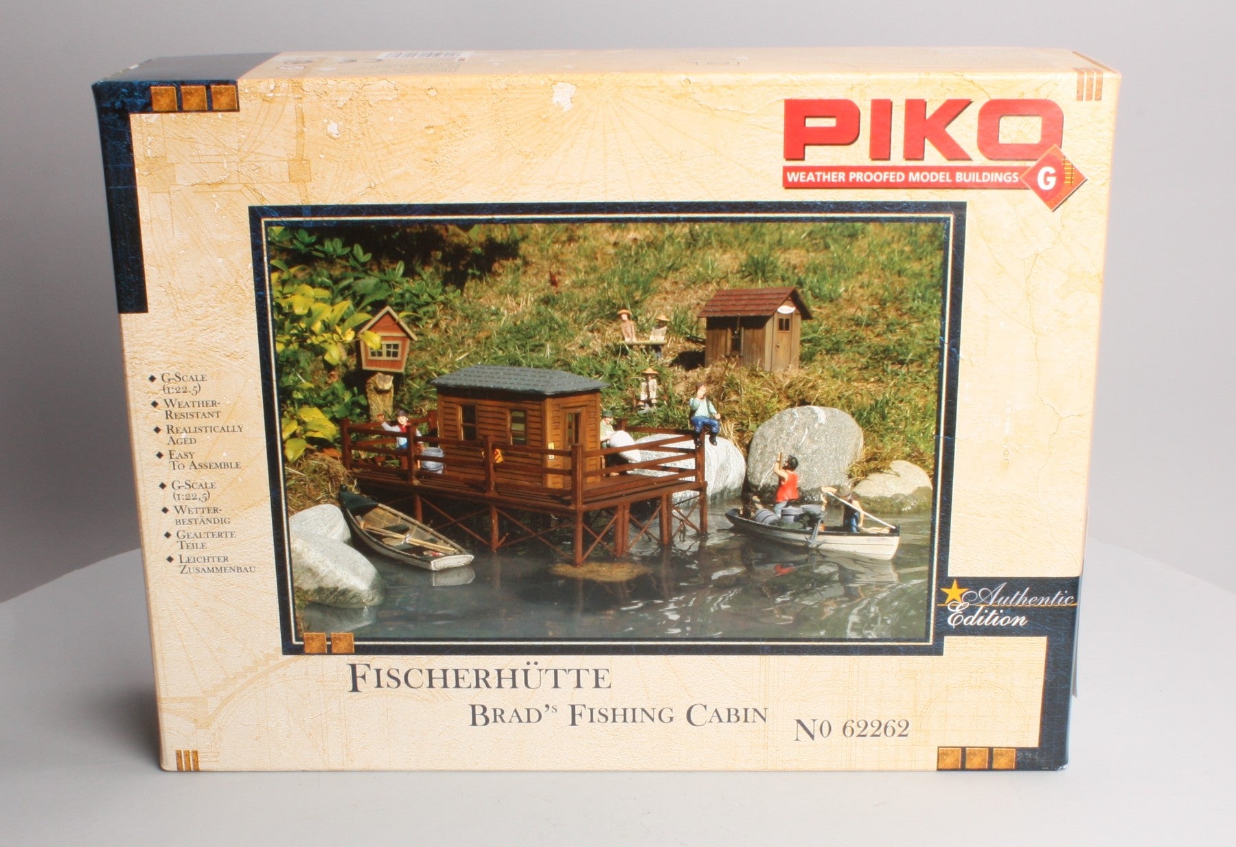 Piko 62262 G Scale Brad's Fishing Cabin Kit – Trainz