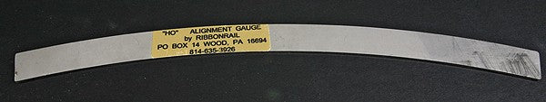 Ribbonrail 1018 HO 10" Curved Track Alignment Gauge - 18" Radius