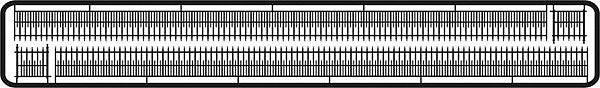 Branchline 701 3'Short Fence w/Sm Gates