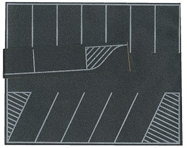 Busch 9713 Flexible Paved Parking Lot Self Adhesive Gray White Markings