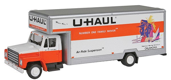 Con-Cor 0004-007015 HO Oklahoma 26' U-Haul Supermover Truck