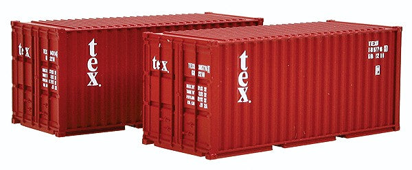 Deluxe Innovations 3281 N Tex 20' Corrugated Container (Pack of 2)