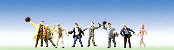 Faller 151054 HO Merry Drinkers Figures (Set of 8)
