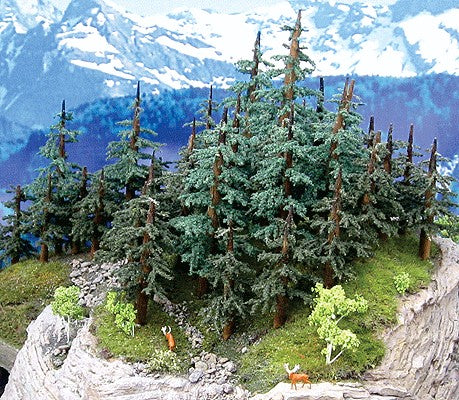Grand Central Gems T37 Lodgepole Pine Trees 5"-7" (Pack of 4)