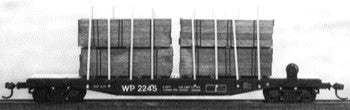 Jaeger Products 2500 HO Heavy Timbers HO Flat Car Load Kit