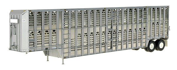Lonestar Models 4125 Barrett Cattle Trailer - w Hand Hole Early Style