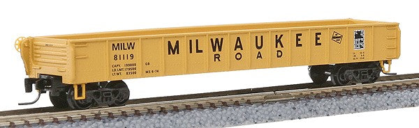 Micro-Trains 52300052 Z MILW 50' Straight Sides & Drop Ends Gondola #81119