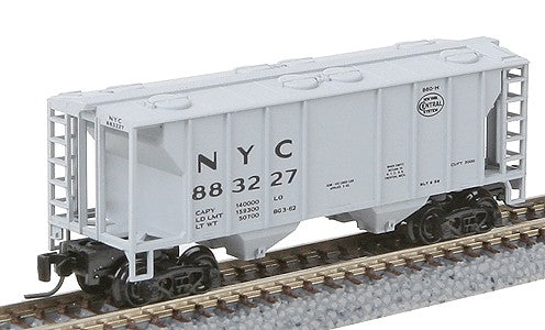 Micro-Trains 53100102 Z Scale NYC PS-2 70 Ton 2-Bay Covered Hopper #883227