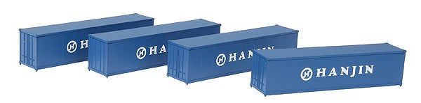 Micro-Trains 76100010 Z Hanjin 40' Container (Pack of 4)