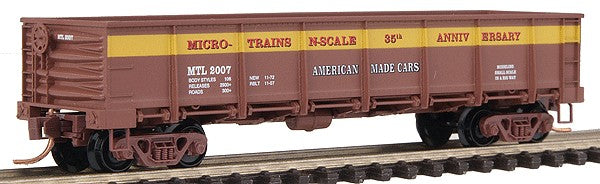 Micro-Trains 08300035 N MTL 35th Anniversary Car 40' Drop Bottom Gondola #2007