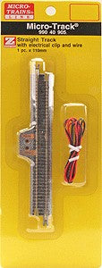 Micro-Trains 99040905 Z 110mm Micro-Track Straight Terminal Track with Wire