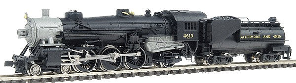 Model Power 7471N Scale B&O USRA 4-6-2 Pacific Steam Locomotive #4619
