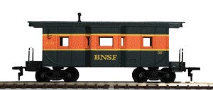 Model Power 8249 Model Power HO Scale BNSF 8249 36' Bay Window Caboose