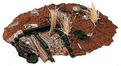 Model Railstuff 110 HO Junk Pile W/Weeds