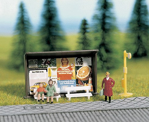 Noch 11530 HO Bus Stop Set