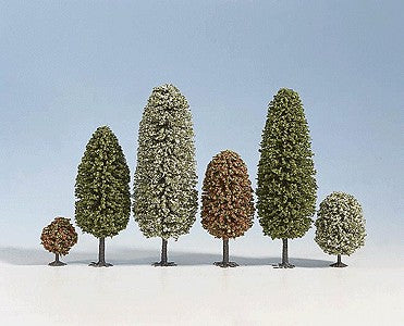 Noch 32516 N/Z Spring Trees 2.4"-3.5" (Pack of 25)