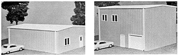 Pikestuff 541-0016 HO Three Size Mondern Yard Office Kit
