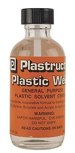Plastruct 00002 Plastic Weld Solvent Cement - 2 Oz. Bottle