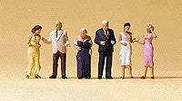 Preiser 10436 HO Wedding Formal Guests Figures (Set of 6)
