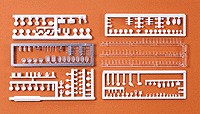 Preiser 17220 HO Tableware & Food Plastic Model Kit
